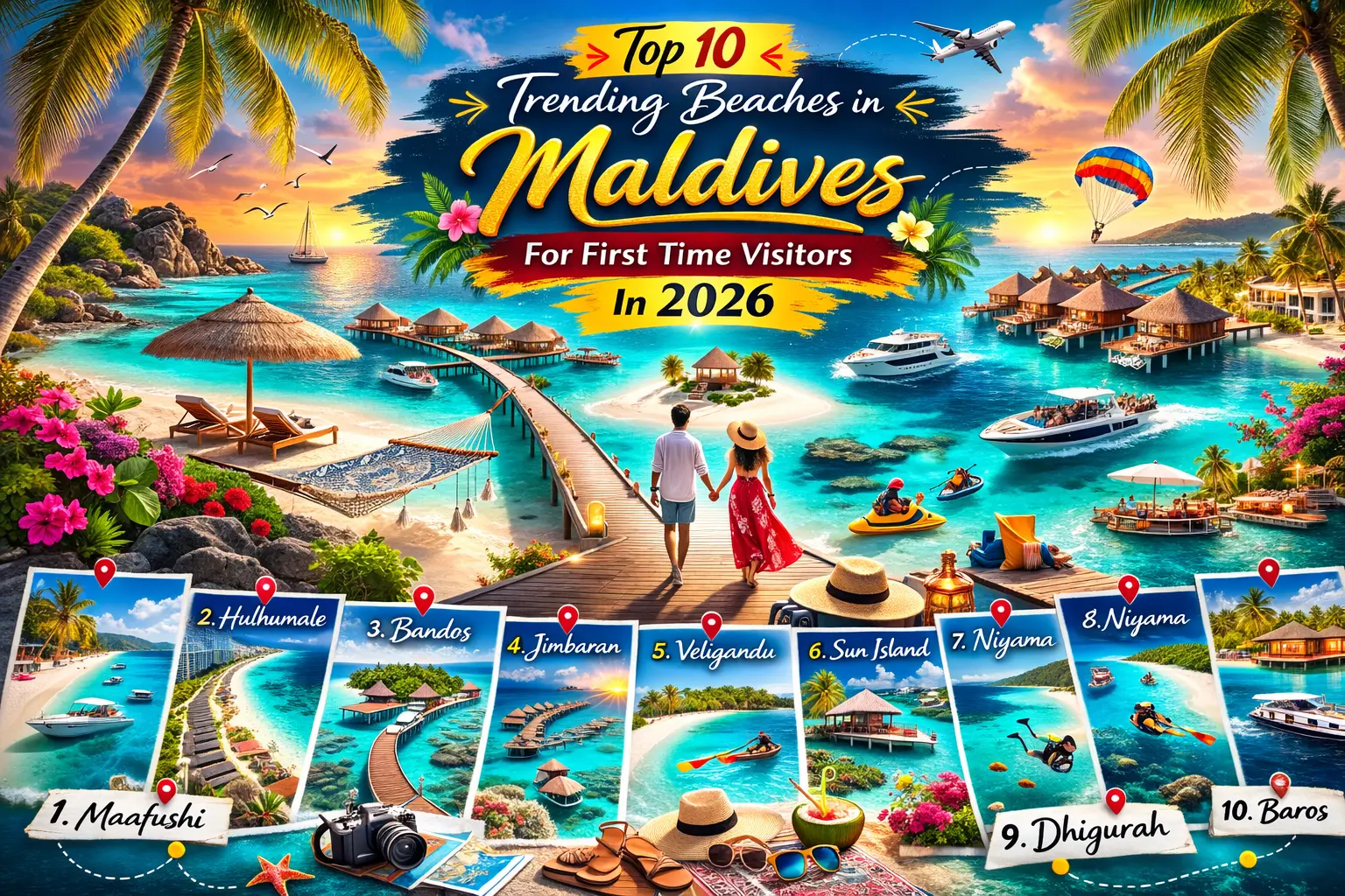 Top 10 Trending Beaches In Maldives