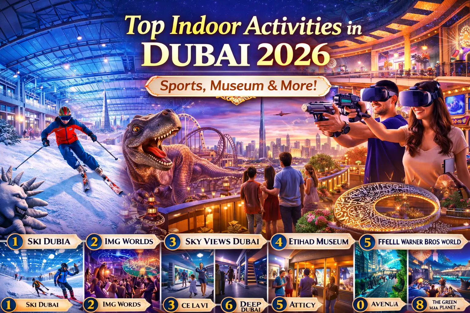 Top Indoor Activities In Dubai 2026